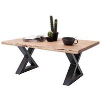 Couchtisch Cartagena Anthrazit/Ahornfarben - Anthrazit/Ahornfarben, MODERN, Holz/Metall (110/70/45cm) - Mömax