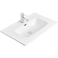 Umivalnik Denia - bela, Konvencionalno, keramika (75/18/46cm) - Mömax