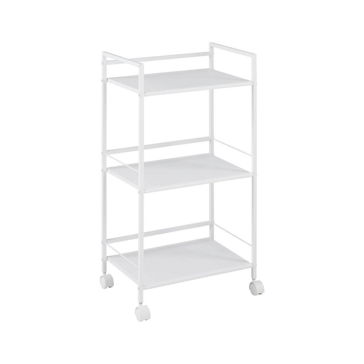 Kolica Višenamjenska Luan Ii - bijela, Moderno, metal/plastika (42,5/81/29cm) - Best Price