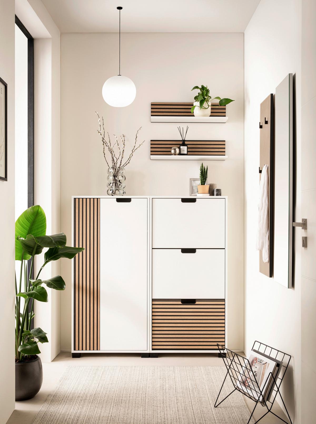 Garderobni Panel Ryker, Barva Hrasta - barve hrasta, Design, leseni material (30/110,6/2,6cm) - MID.YOU