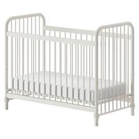 Gitterbett Bronxx ca. 60x120 cm Weiß Matt - Weiß, ROMANTIK / LANDHAUS, Metall (60/120cm) - MID.YOU