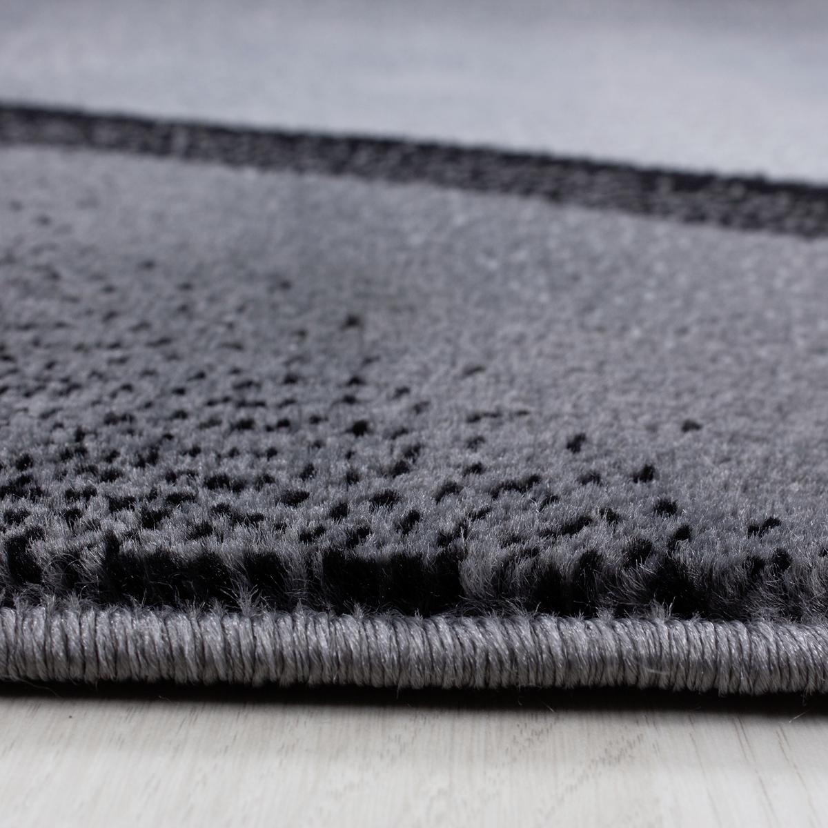 Webteppich Plus Schwarz/Weiß ca. 200x290cm - Schwarz/Weiß, Design, Textil (200/290cm)