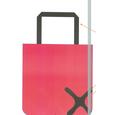 Einkaufstasche Mömax in Pink/Grau - Pink/Grau, Textil (39/39cm) - Mömax modern living