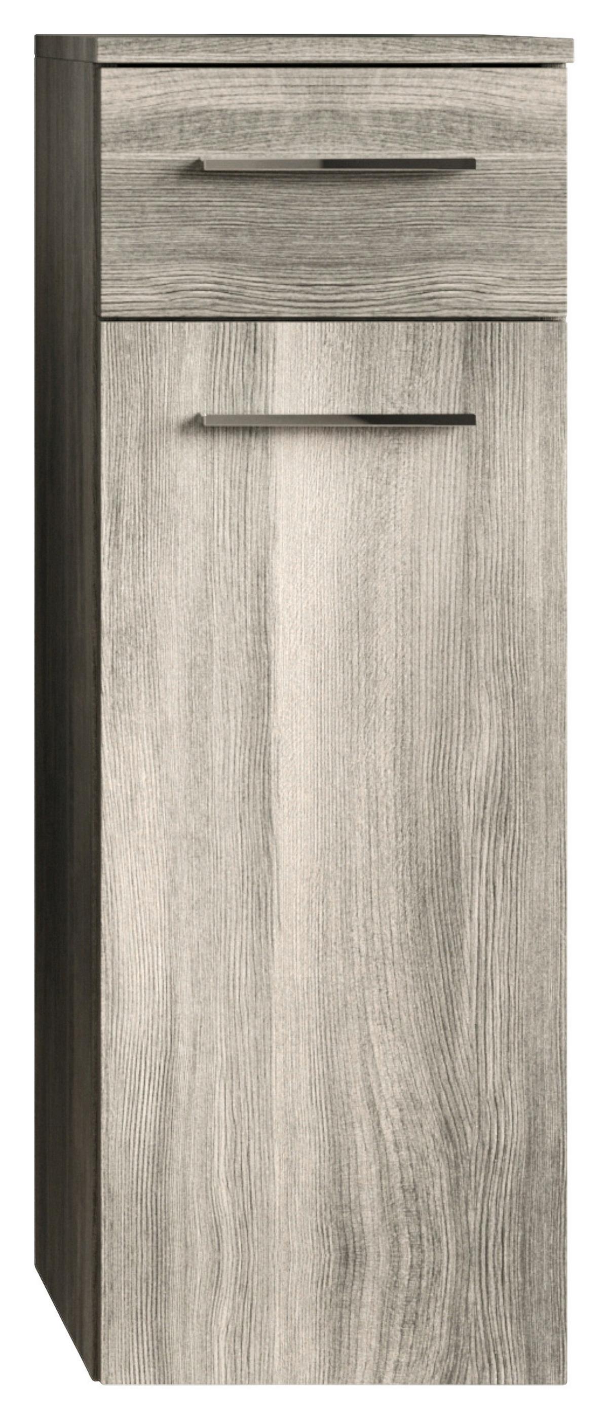 Unterschrank York ca. 30x85x31 cm Rauchsilber - MODERN, Holzwerkstoff/Kunststoff (30/85/31cm) - MID.YOU