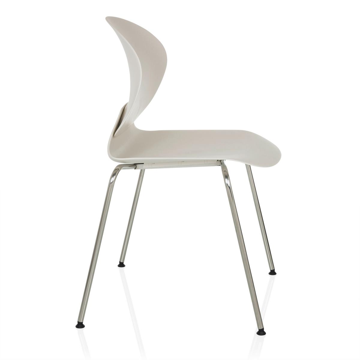 Konferenčni Stol T36 Vi, Bela - srebrne barve/bela, Moderno, kovina/umetna masa (56/80/54cm) - MID.YOU