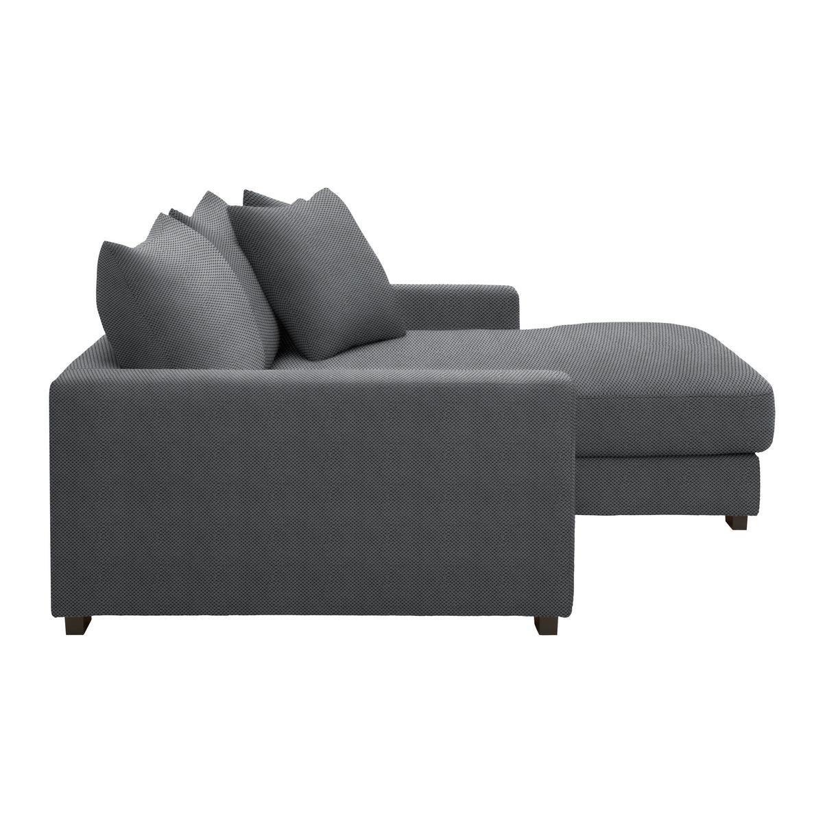 Ecksofa Pedro Grau - Grau, MODERN, Textil (265/83/180cm) - Mömax
