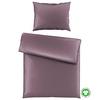 Bettwäsche Bio-Sophia Uni Lila ca. 140x200cm - Lila, Natur, Textil (140/200cm) - ecoTree