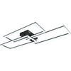 LED-TAKLAMPA BEKKA - opal/svart, Modern, metall/plast (90/40/8cm) - Mömax