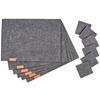 BORDSTABLETT FELT - mörkgrå, Modern, textil - Mömax
