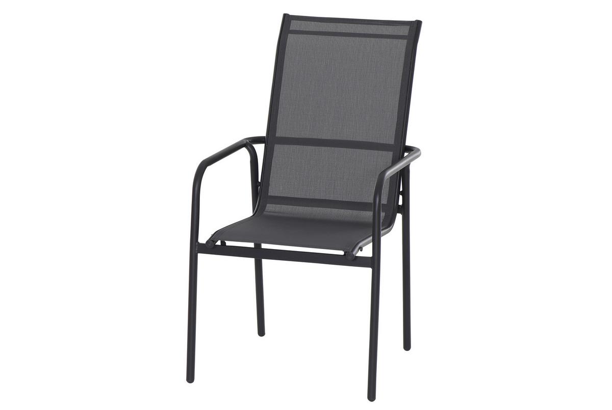 Vrtna Garnitura Torino, Siva, 7-Delno - siva, Moderno, kovina/steklo (150/74/90cm) - Beldano