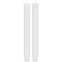 Stabkerze Diana Weiß, 2er Set - Weiß, KONVENTIONELL (2,8/26,5cm) - Mömax
