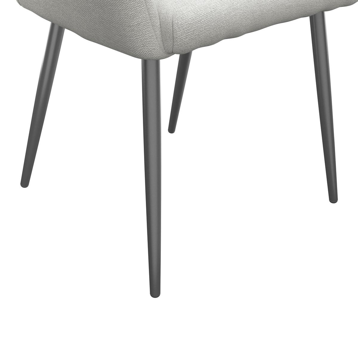 Naslanjač Joe Ii, Bež - črna/bež, Konvencionalno, kovina/tekstil (58/86/61cm)