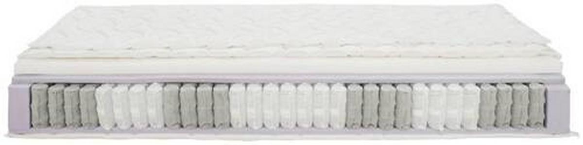 Taschenfederkernmatratze Visco Secret H4 ca. 100x200cm - Weiß, Textil (100/200cm) - Premium Living