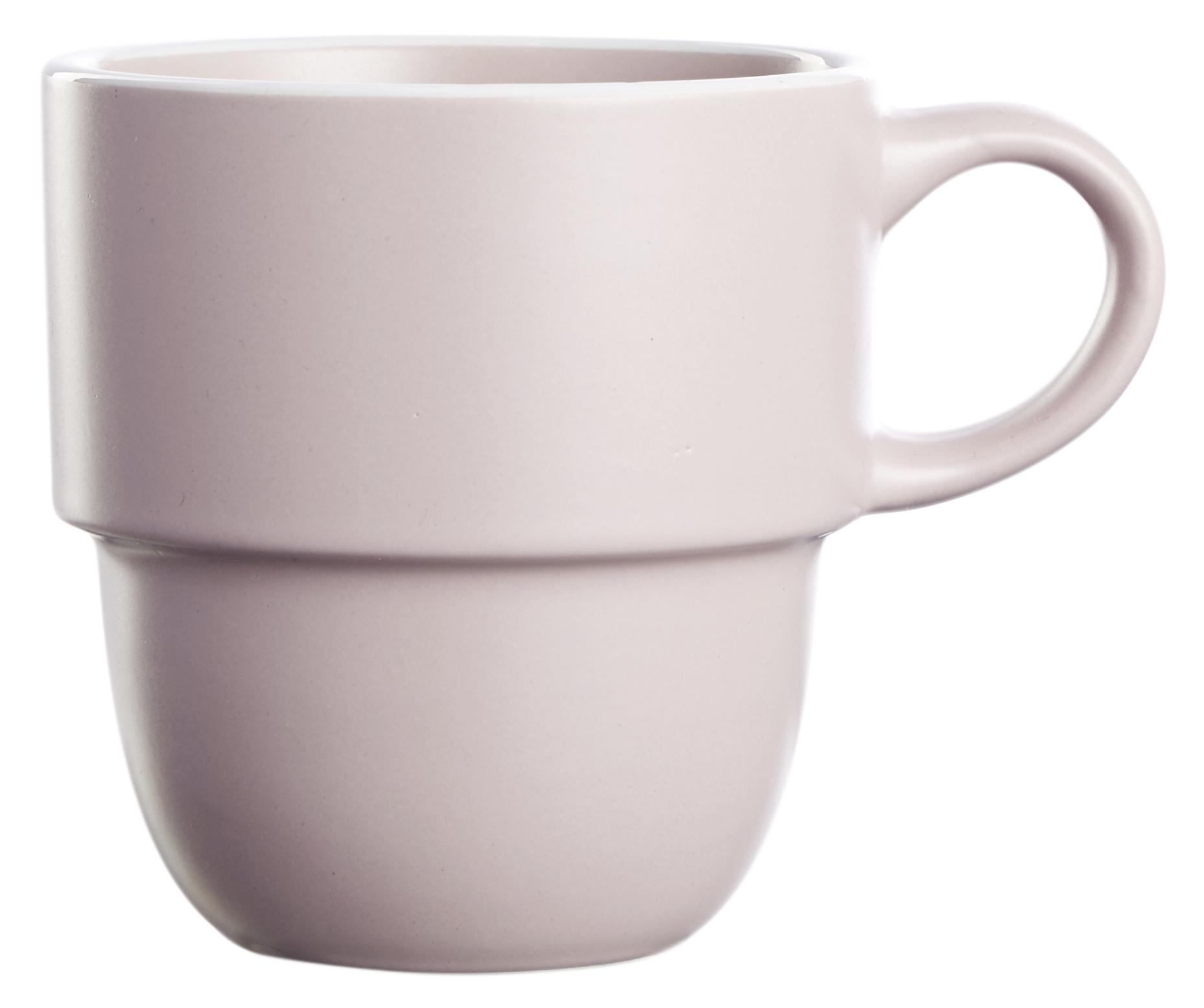 KAFFEEBECHER RAGNAR - Rosa, MODERN, Keramik (0,36l) - Modern Living