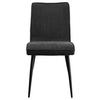 STOL LENA - grå/svart, Modern, metall/trä (43/86/57cm) - Mömax
