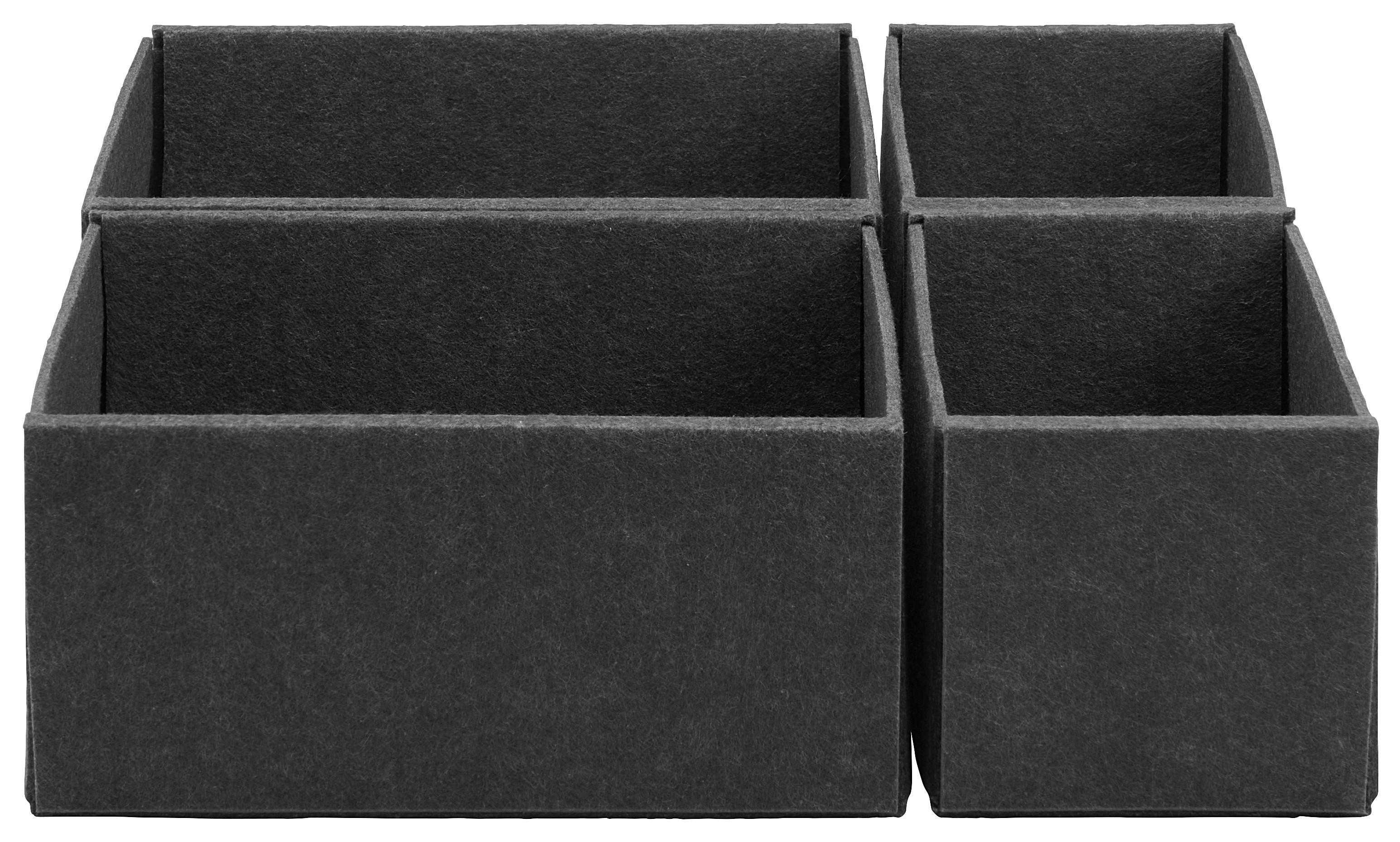 MINIBYRÅ UNIT - S -EXT- - grå, Klassisk, textil (22,5/21,5/10,5cm) - Mömax