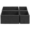 MINIBYRÅ UNIT - S -EXT- - grå, Klassisk, textil (22,5/21,5/10,5cm) - Mömax