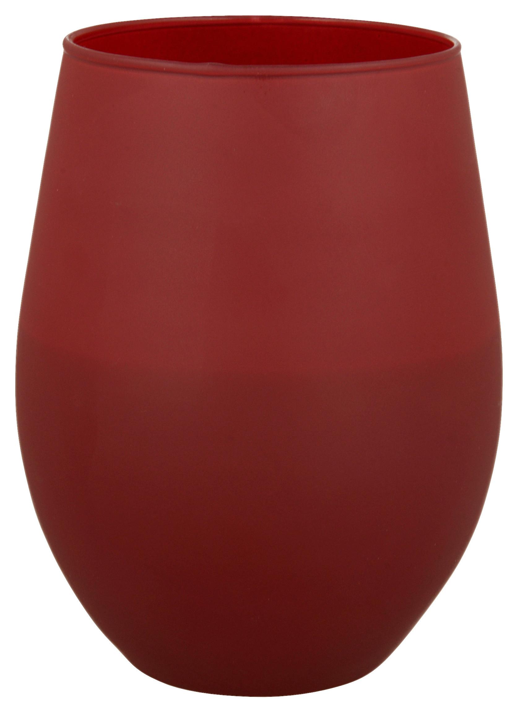 Gyertya Üvegben Candela - feketeszeder/korall, Üveg (7,6/12,5cm) - Modern Living