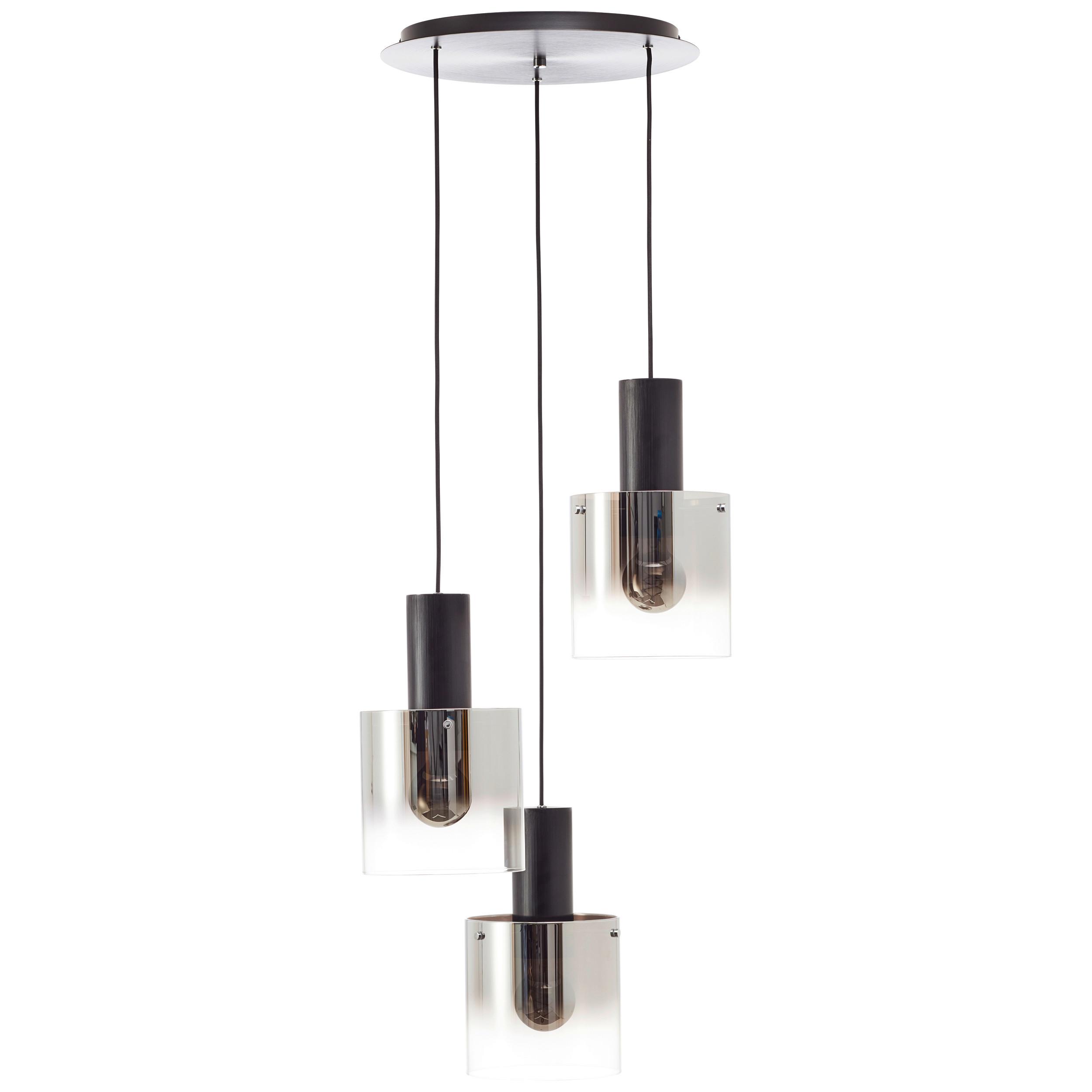 LAMPA WISZĄCA 91069A93 ALESUND - czarny, Design, metal/szkło (50/200cm) - Dieter Knoll
