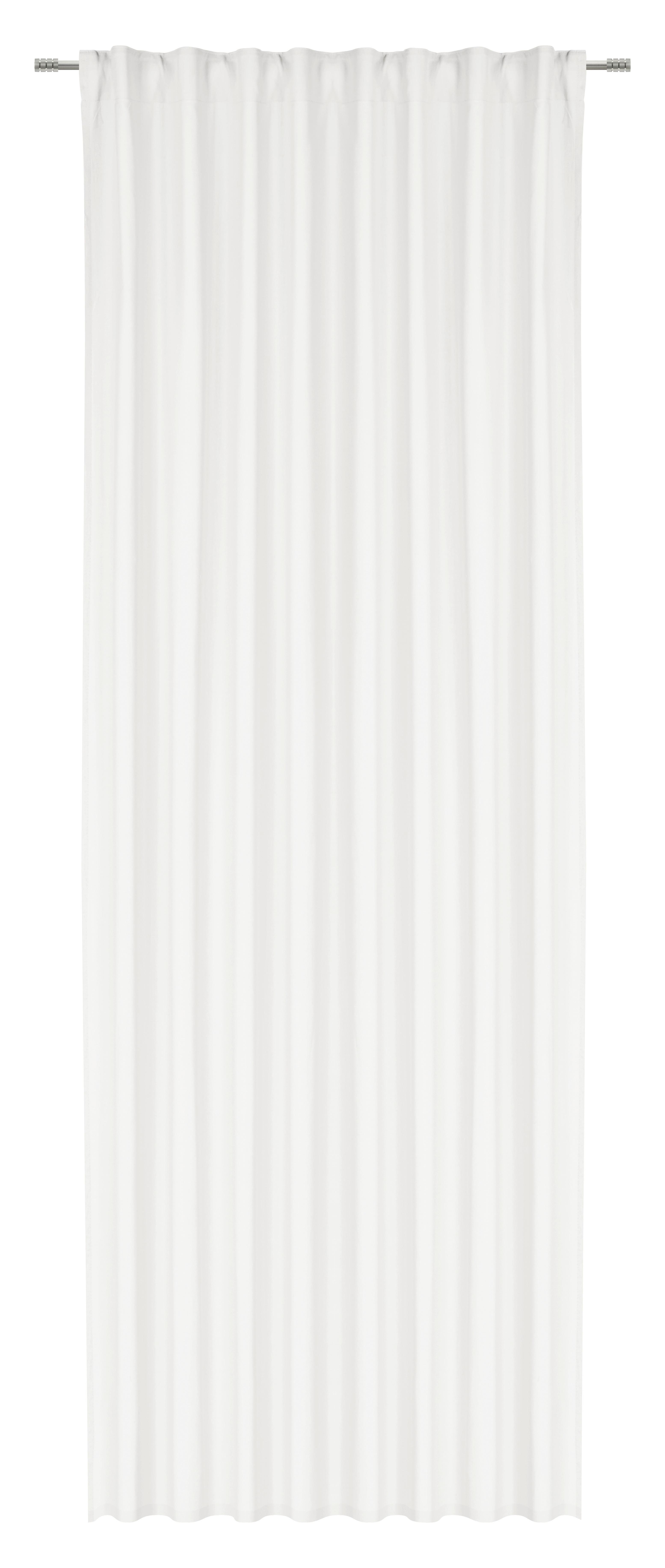Draperie Confecționată Sila, Cca. 140x255cm - alb, Modern, textil (140/255cm) - Mömax