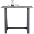 Masa Bar Bartresentisch - grafit/negru, Modern, compozit lemnos (120/105/70cm) - Modern Living Masa Bar Bartresentisch - grafit/negru, Modern, compozit lemnos (120/105/70cm) - Modern Living