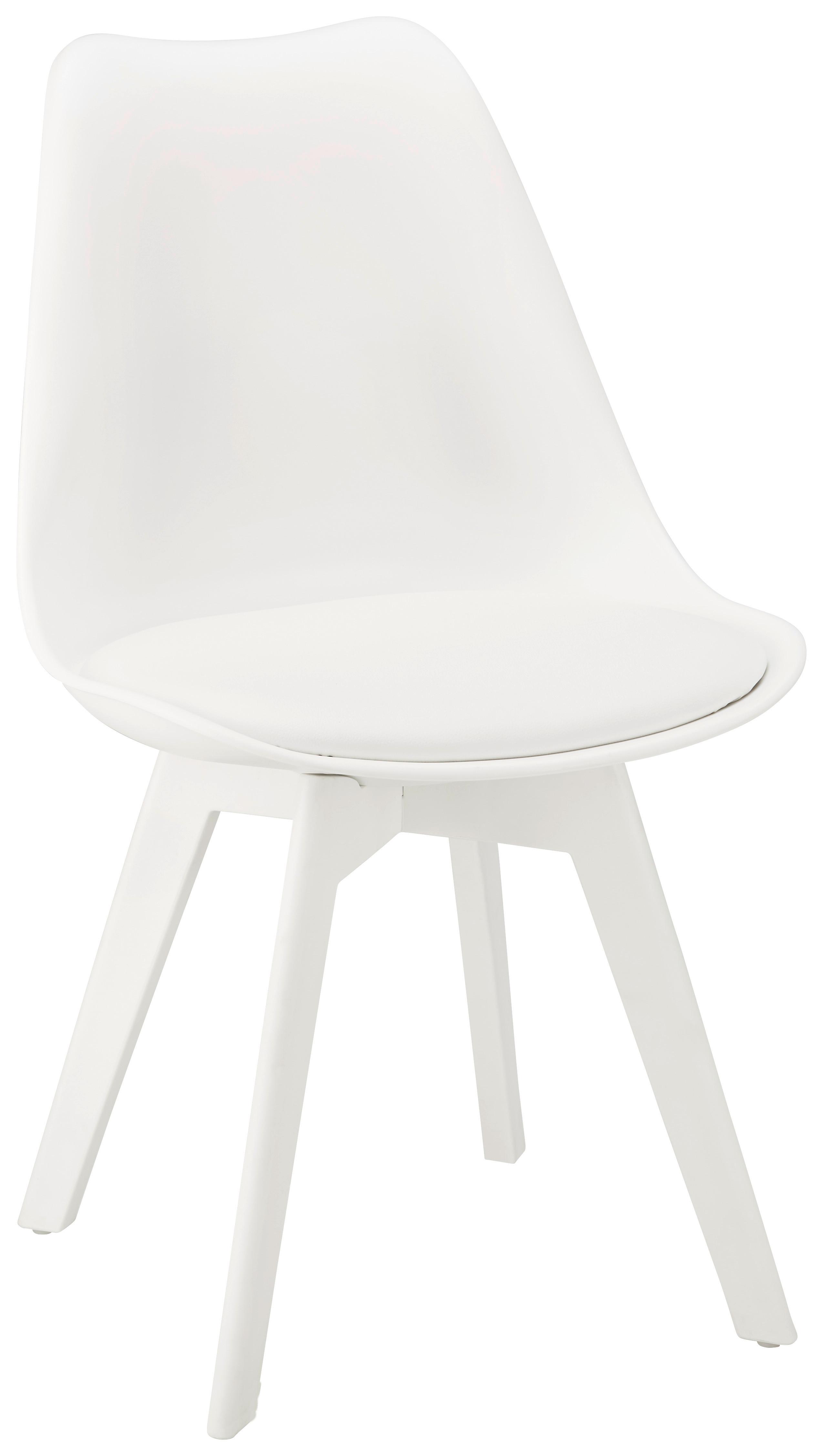 Stuhl "Vega", weiß - Weiß, MODERN, Kunststoff (46/83/54cm) - Bessagi Home