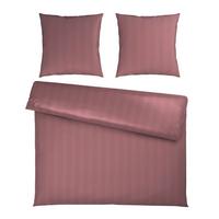 Bettwäsche Xenia Streif XXL Mauve ca. 200x200cm - Mauve, MODERN, Textil (200/200cm) - Premium Living