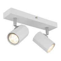 STRAHLER 57918-2W JAMES - Weiss, Design, Metall (26/6/14,5cm) - Globo