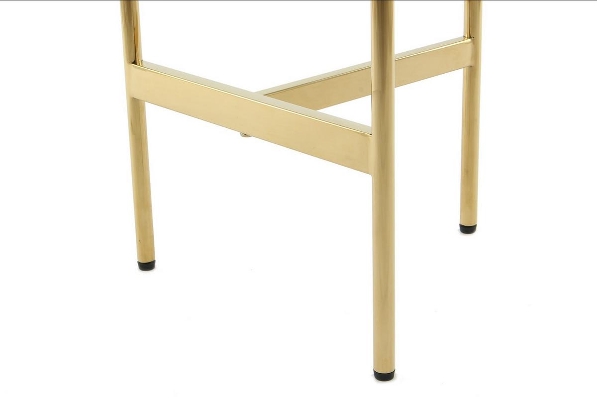 Beistelltisch Beistelltisch Pero 100 Gold - Goldfarben, Design, Metall (40/54/40cm) - Kayoom
