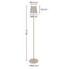 LED-UTOMHUSLAMPA AUSI - sandfärgad, Modern, metall/plast (22/22/130cm) - Mömax