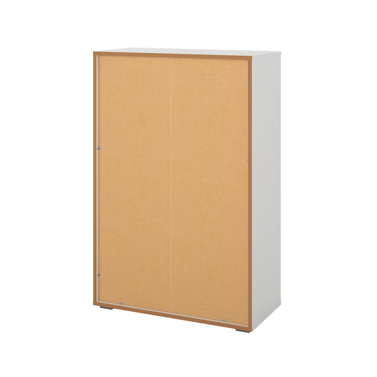 Schuhschrank Jimmy II Weiß - Weiß, KONVENTIONELL, Holzwerkstoff/Kunststoff (70/106/33,4cm) - Mömax