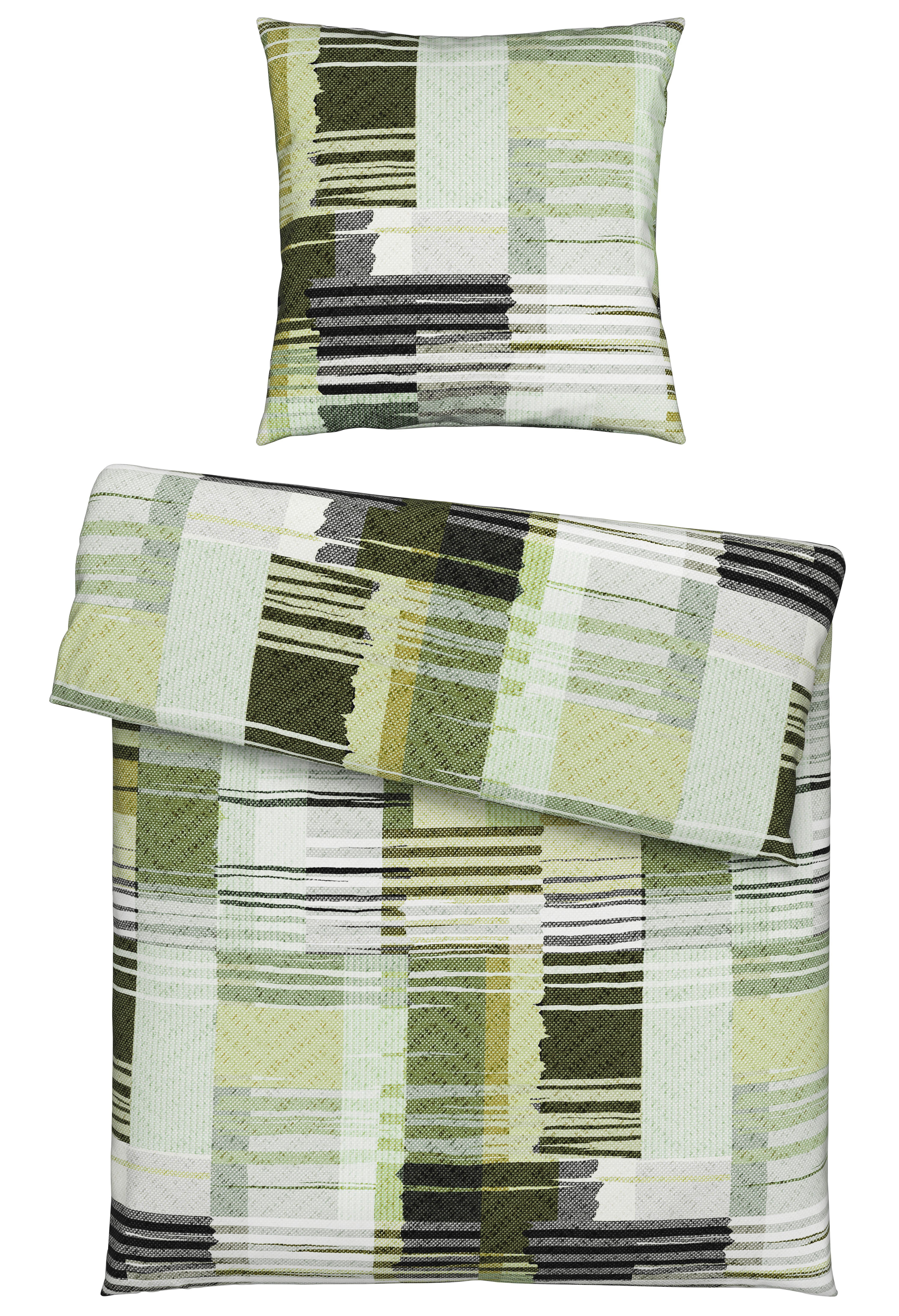 POŚCIEL SENGLEA - KD 1034 - zielony, Konventionell, tkanina (155/220cm) - Novel