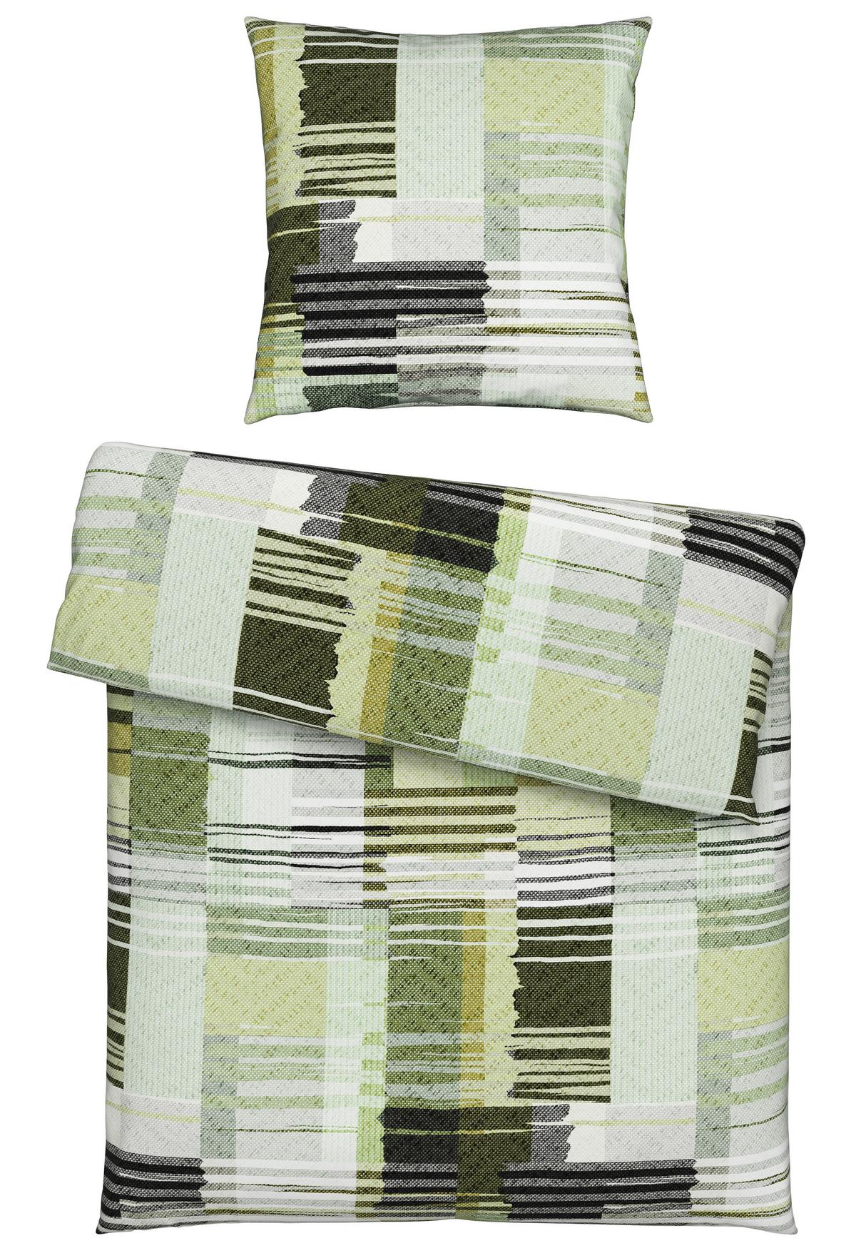 POŚCIEL SENGLEA - KD 1034 - zielony, Konventionell, tkanina (155/220cm) - Novel