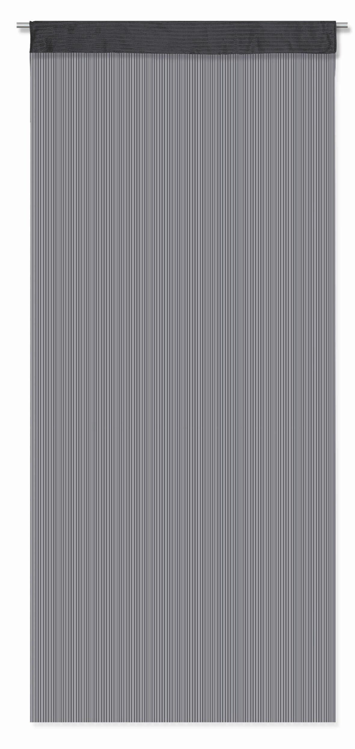 Zsinórfüggöny Hammer - fekete, textil (90/245cm) - Best Price