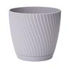 Okrasni Lonček Mira Complete Eco 13 - siva, Konvencionalno, umetna masa (12,8/11,8cm) - Mömax