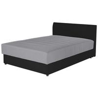 Pat tapițat Devotion - petrol/alb, Modern, textil (215/93/85cm) - Best Price