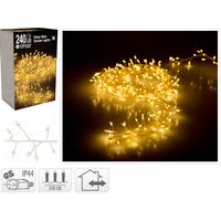 Fényfüzér 240db LED - fehér, Basics, műanyag (240/8/13cm)