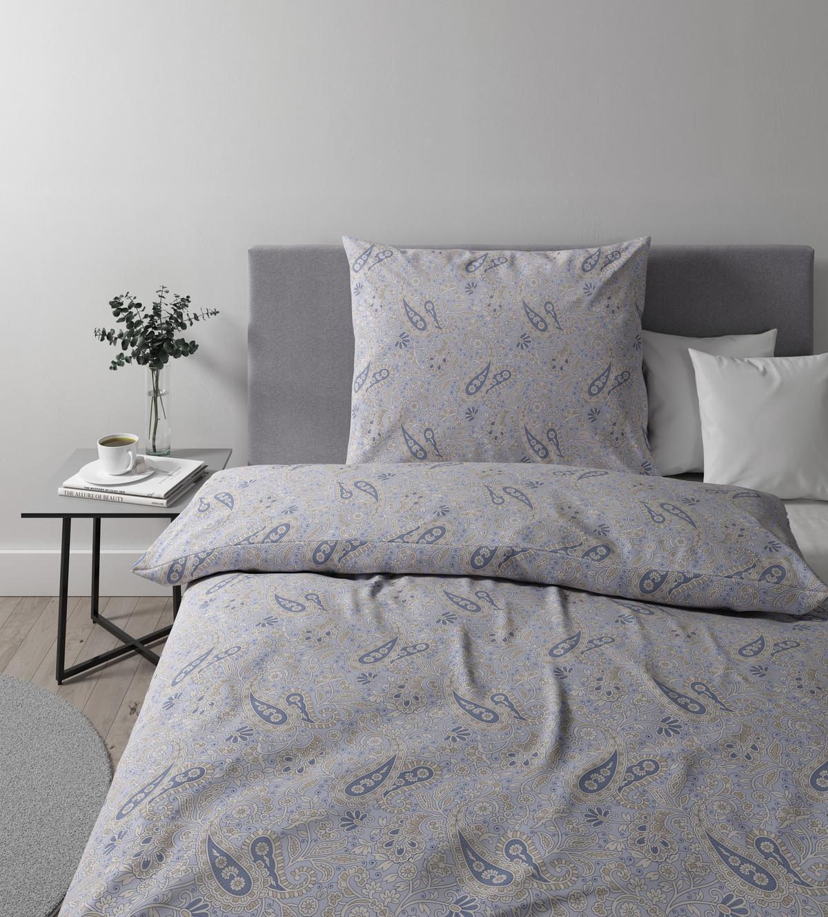Bettwäsche Paisley ca. 160x210cm - Beige, Romantik / Landhaus, Textil (160/210cm) - Premium Living