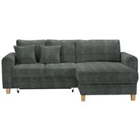 Kutna Garnitura Lille - boje grafita/svijetlo smeđa, Moderno, tekstil/drvo (232/110/156cm) - Best Price