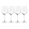 SET MED VINGLAS LARS - RED - klar, Modern, glas (500ml) - Mömax