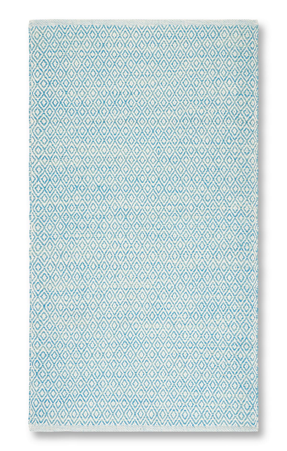 Kézi Szövésű Szőnyeg Carola 80/150 - kék, Basics, textil (80/150cm) - Modern Living