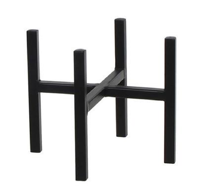 Suport pentru ghiveci plante SOLIDO 1 - negru, Basics, metal (16,5/16cm) - Modern Living