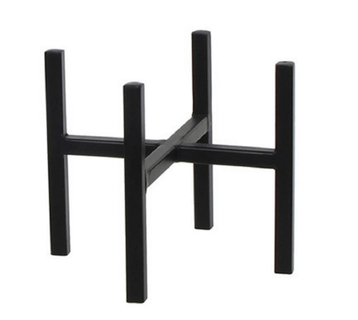 Suport pentru ghiveci plante SOLIDO 1 - negru, Basics, metal (16,5/16cm) - Modern Living