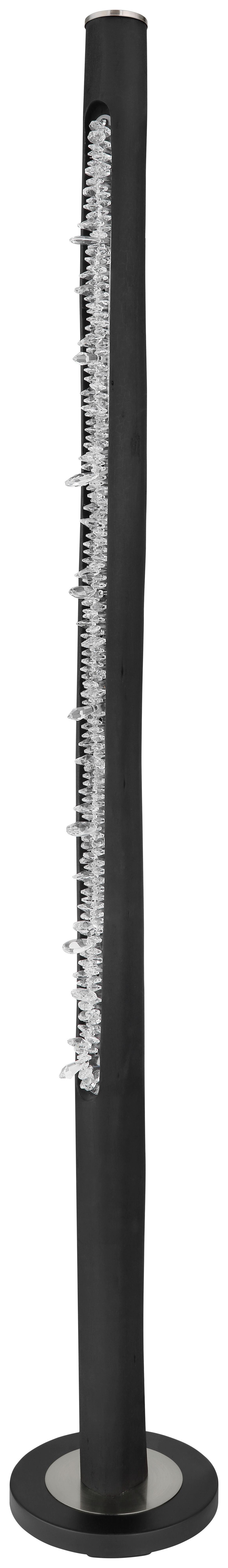 Stoječa Led-svetilka Felicitas - črna/barve niklja, Design, kovina/umetna masa (23/151cm) - Globo