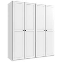 Ormar S Klasičnim Vratima New York B - bijela, Konvencionalno, drvni materijal/metal (180/236/58cm) - Modern Living