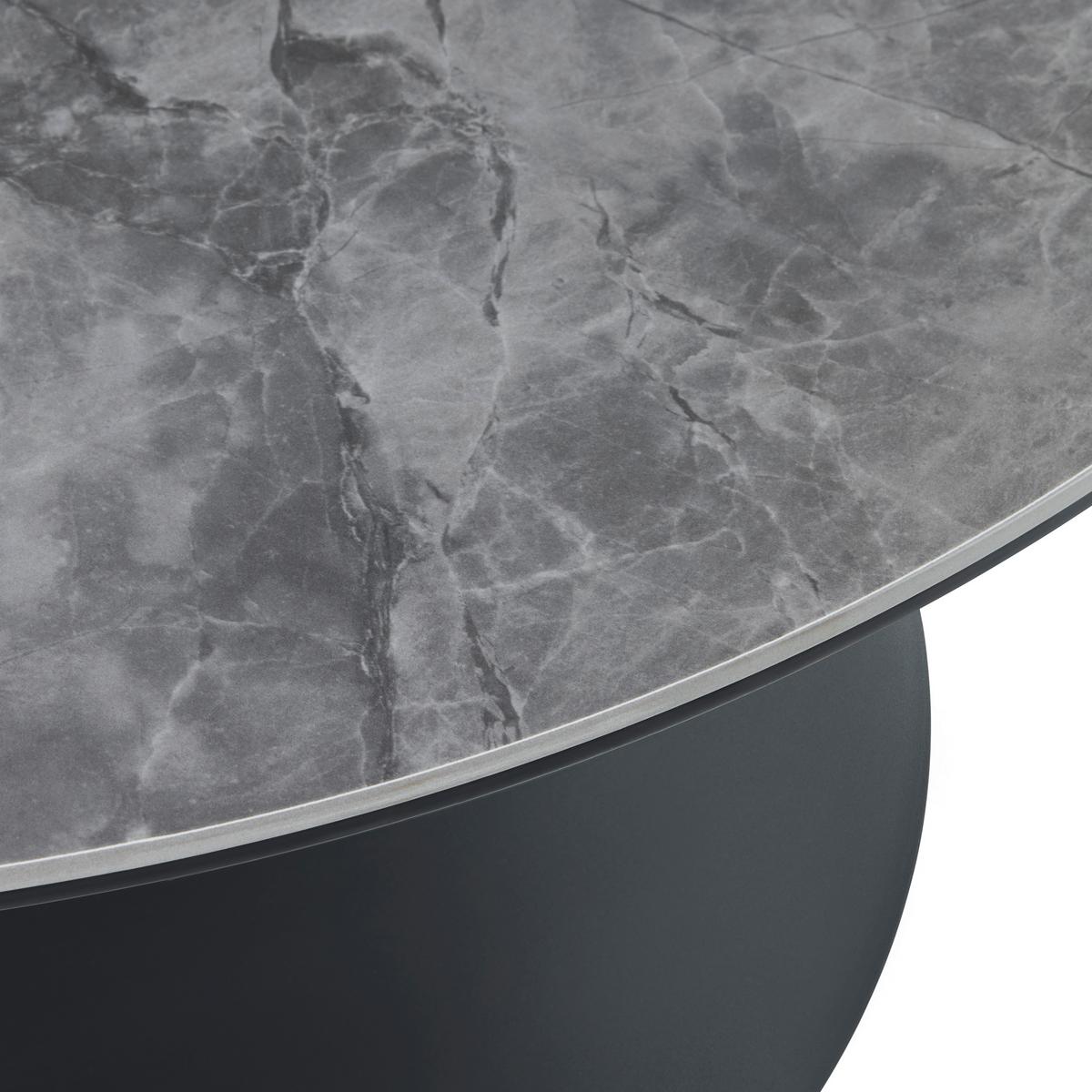 Stolić Axel - siva/crna, Design, drvni materijal/metal (80/40/80cm) - Modern Living