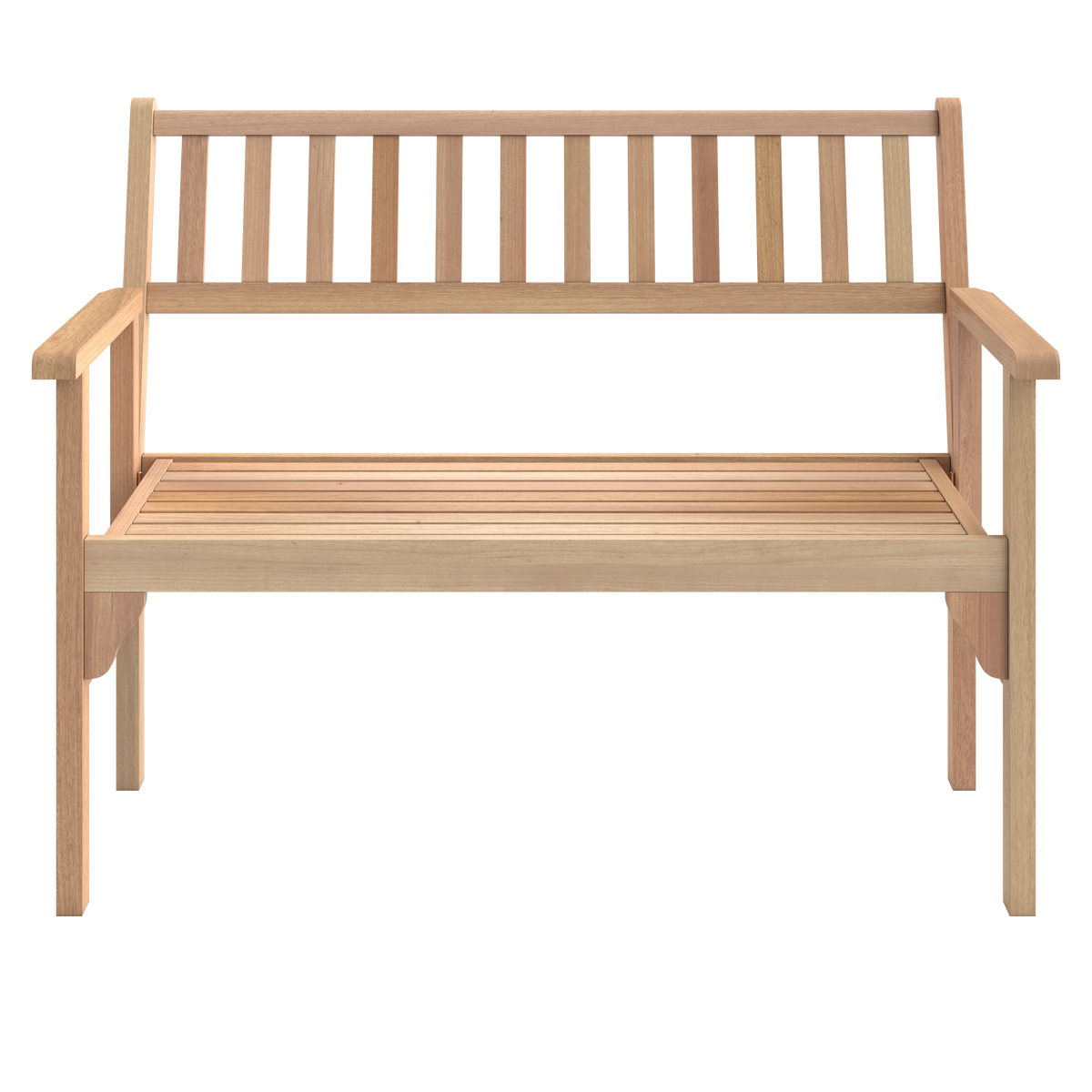 Gartenbank Hilda in Teakfarben - Teakfarben, Natur, Holz (120/89/55cm) - Mömax