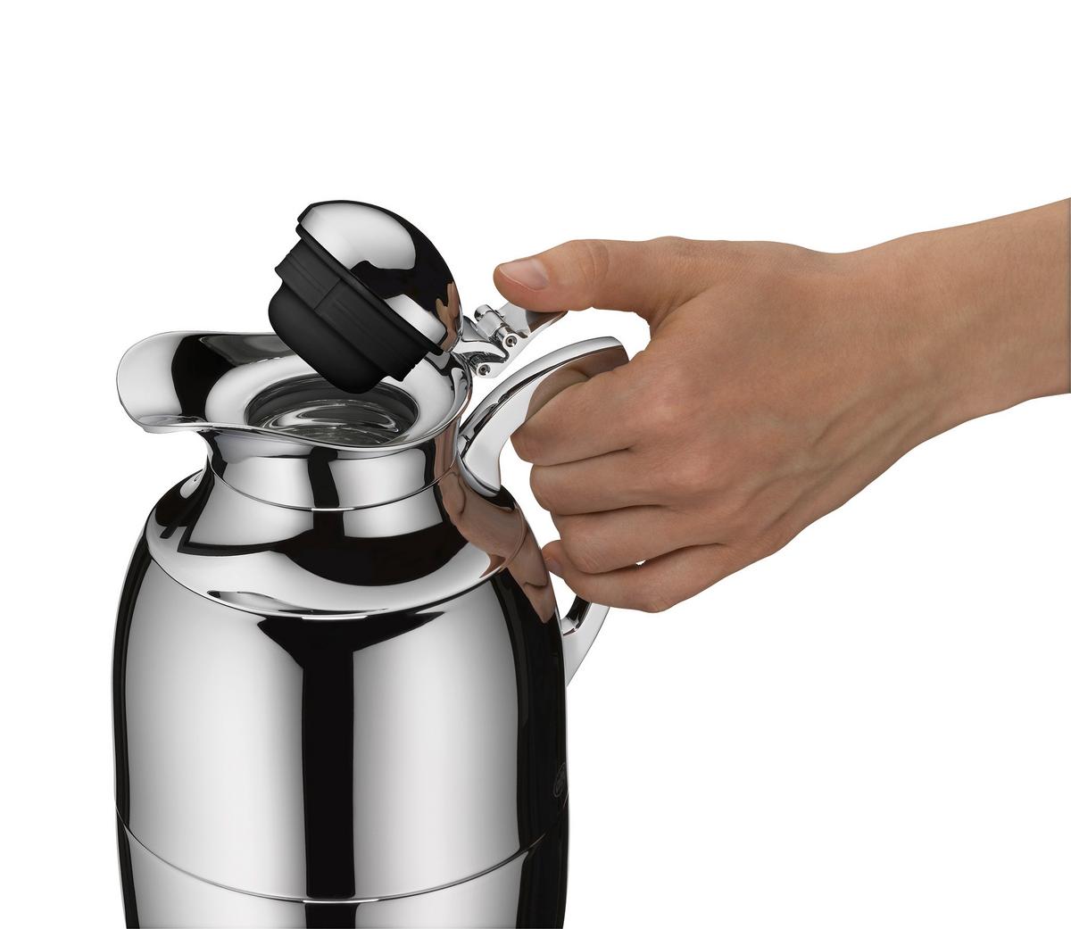 DZBANEK TERMICZNY 1918.000.100 - kolor srebrny, Design, metal (1,0l) - Alfi