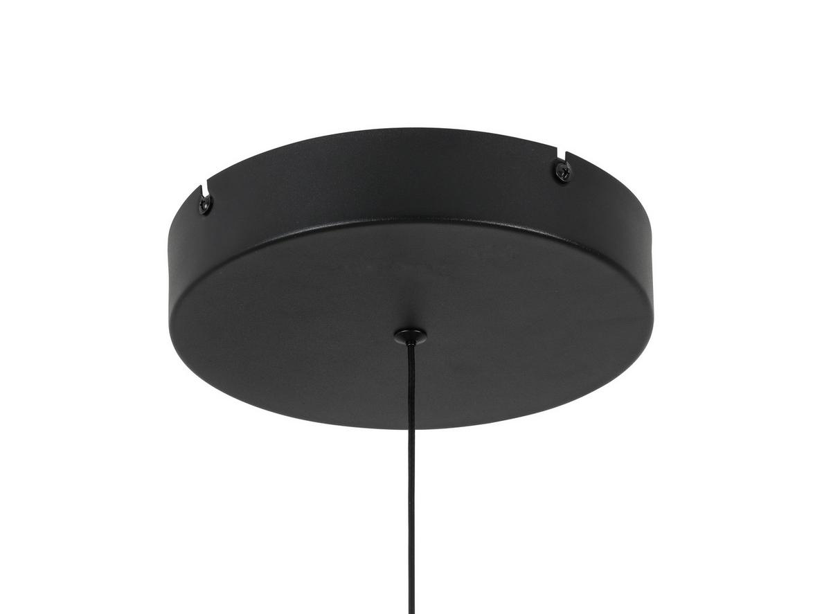 LAMPA WISZĄCA LED NIMA - czarny, Design, tworzywo sztuczne/metal (21/200cm) - Novel