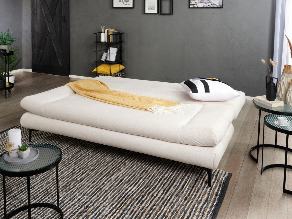 Zofa S Posteljno Funkcijo Lemon - črna/bela, Moderno, tekstil (191/42-76/86cm) - Mömax